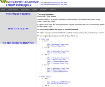 Vidyarthiacademy.in(Vidyarthi Academy CBSE NCERT education for class) Screenshot