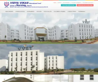 Vidyavikasnursing.com(Vidya Vikas College of Nursing) Screenshot