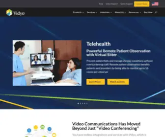 Vidyo.com(Vidyo is a video communication and conferencing software) Screenshot