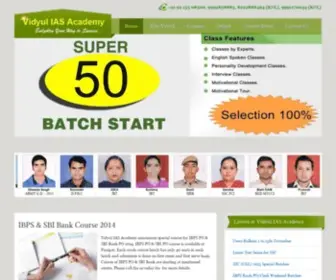 Vidyulacademy.com(Vidyul IAS Academy Shamli) Screenshot