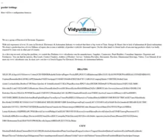 Vidyutbazar.com(IIS Windows Server) Screenshot