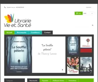 Vie-Sante.ch(Librairie Vie&Sant) Screenshot