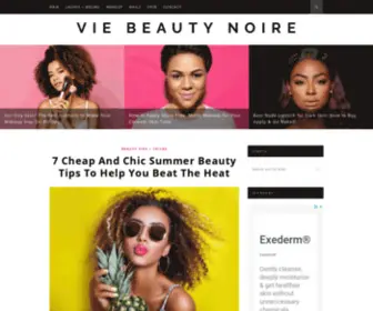 Viebeautynoire.com(Vie Beauty Noire) Screenshot