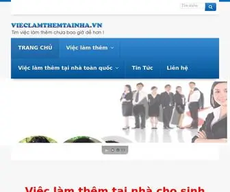 Vieclamthemtainha.vn(Việc làm thêm tại nhà cho sinh viên học sinh) Screenshot