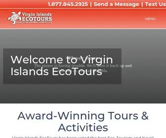 Viecotours.com(Virgin Islands Ecotours) Screenshot