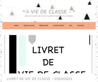 Viedeclasse.org(VIE DE CLASSE) Screenshot