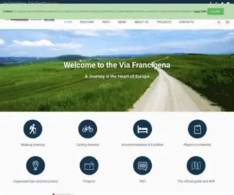 Viefrancigene.org(Via Francigena) Screenshot