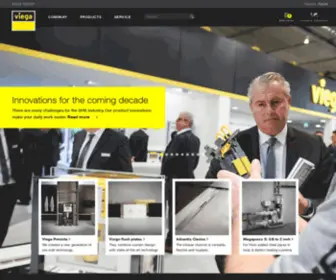Viega.net(Homepage Viega Group) Screenshot