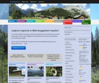 Viehscheid.info(Alles Wissenswerte zum Allgäuer Viehscheid) Screenshot