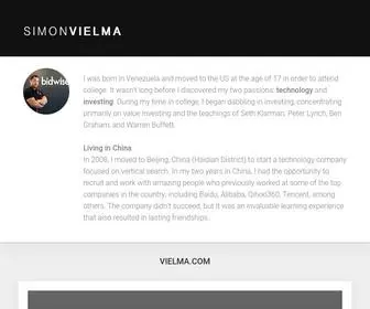 Vielma.com(Simon Vielma) Screenshot