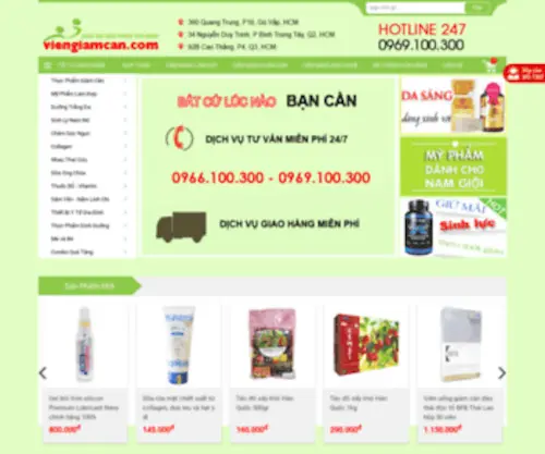 Viengiamcan.com(Thuốc Giảm Cân) Screenshot