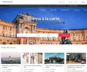 Vienna-Alacarte.com(Vienna à la carte) Screenshot