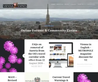 Vienna-Expats.at(Online Forums & Community Events) Screenshot
