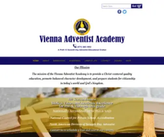 Viennaadventistacademy.org(Vienna Adventist Academy) Screenshot