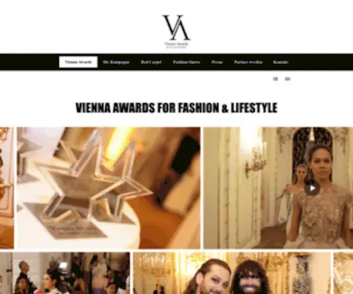Viennaawards.at(Vienna Awards) Screenshot