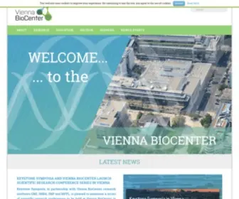 Viennabiocenter.org(Vienna BioCenter) Screenshot