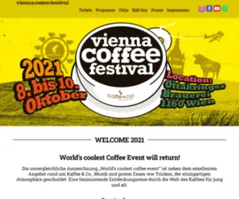 Viennacoffeefestival.cc(Vienna Coffee Festival) Screenshot