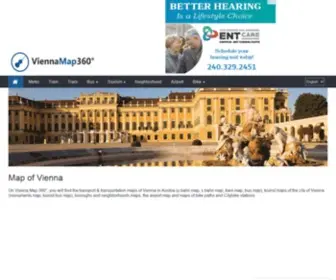 Viennamap360.com(Transportation map & tourist map of Vienna (Austria)) Screenshot