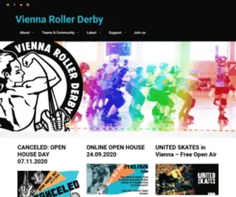 Viennarollerderby.org(Vienna Roller Derby) Screenshot