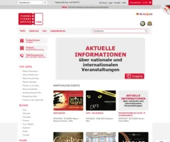 Viennaticketoffice.com(Vienna Ticket Office) Screenshot