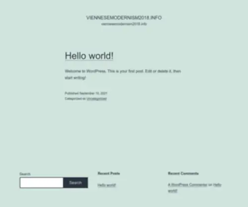 Viennesemodernism2018.info(Viennesemodernism 2018 info) Screenshot