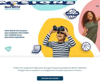 Vienscheznous.ca(Conseil scolaire catholique MonAvenir) Screenshot