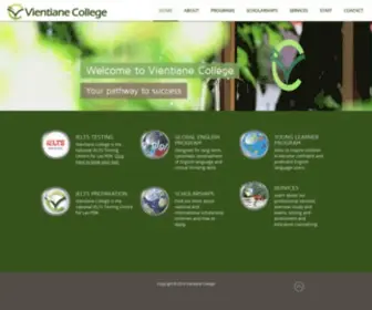 Vientianecollege.com(Vientiane College) Screenshot