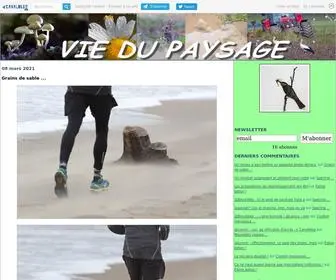 Viepaysage.com(Vie du paysage) Screenshot