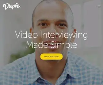 Vieple.com(Video Interviewing Platform) Screenshot