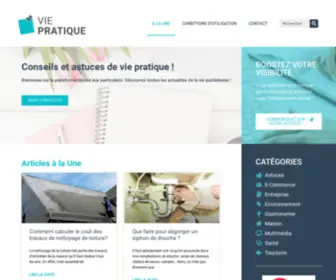 Viepratique.net(Vie Pratique est un support qui regroupe plusieurs informations concernant la vie pratique) Screenshot