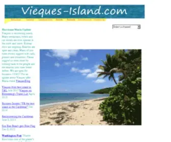 Vieques-Island.com(Vieques Island) Screenshot