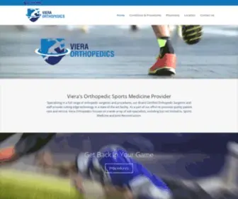 Vieraorthopedics.com(Viera Orthopedic) Screenshot