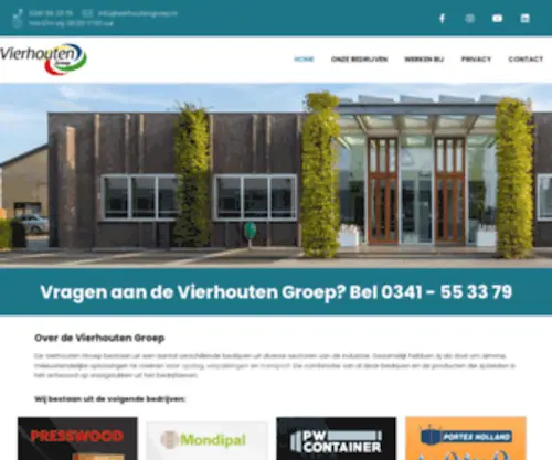 Vierhoutengroep.nl(Vierhouten Groep) Screenshot