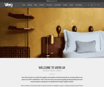 Viero.co.uk(Polished Plaster Finishes) Screenshot