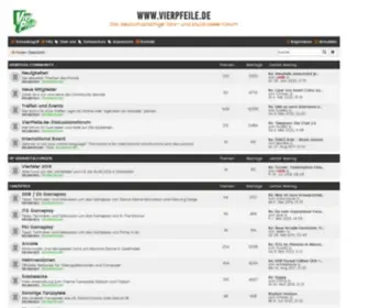 Vierpfeile.de(Übersicht) Screenshot