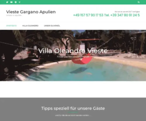 Vieste.de(Vieste im Gargano) Screenshot