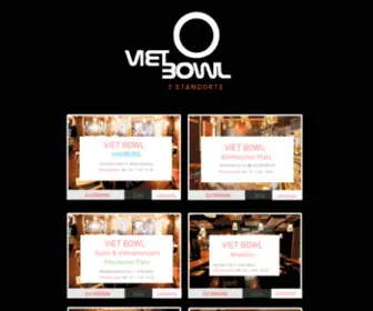 Vietbowl.de(Vietnamesische) Screenshot