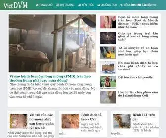 Vietdvm.com(Trang thông tin và kiến thức Chăn nuôi Thú y nhiều người đọc nhất Việt Nam) Screenshot