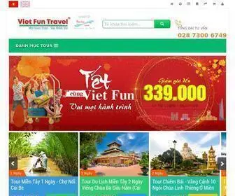 Vietfuntravel.com.vn(Viet Fun Travel) Screenshot