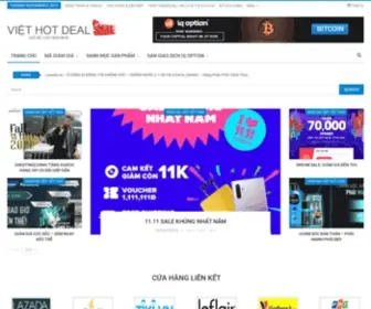 Viethotdeal.com(TRANG THÔNG TIN KHUYẾN MÃI GIẢM GIÁ HÀNG ĐẦU VIỆT NAM) Screenshot