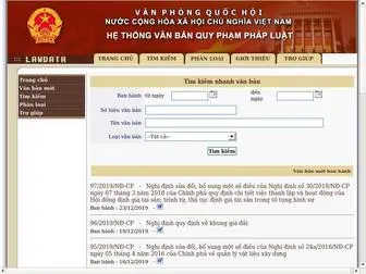 Vietlaw.gov.vn(Vietlaw) Screenshot