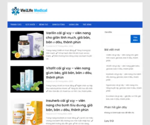 Vietlifemedical.com(VIETLIFE MEDICAL) Screenshot