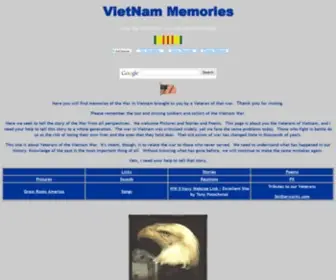 Vietmemories.com(Vietnam Stories) Screenshot