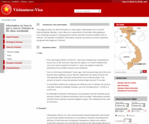 Vietnam-Embassy.org(Vietnam Embassy) Screenshot