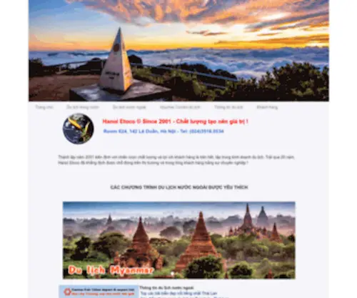 Vietnam-Travel.vn(Công ty du lịch tại Hà Nội) Screenshot