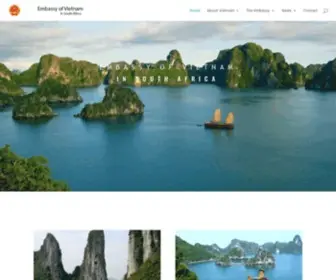 Vietnam.co.za(Embassy of Vietnam in South Africa) Screenshot