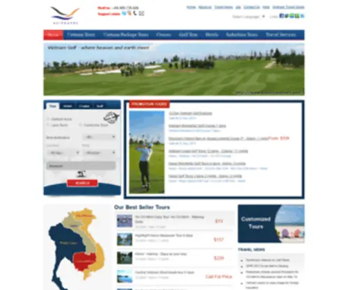 Vietnamagtravel.com(Vietnam Travel) Screenshot