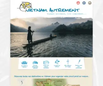 Vietnamautrement.com(Voyagez autrement au Vietnam) Screenshot