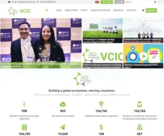 Vietnamcic.org(Vietnam Climate Innovation Center) Screenshot