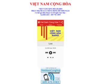 Vietnamconghoa.us(Việt) Screenshot